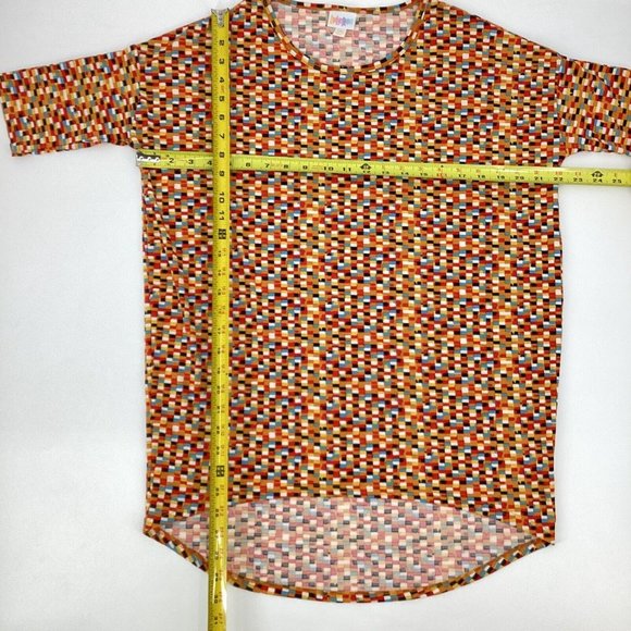 LuLaRoe 2 Womens Irma Short Sleeve Plum Purple Shirt Stretchy Tunic Style XXS - Picture 4 of 11